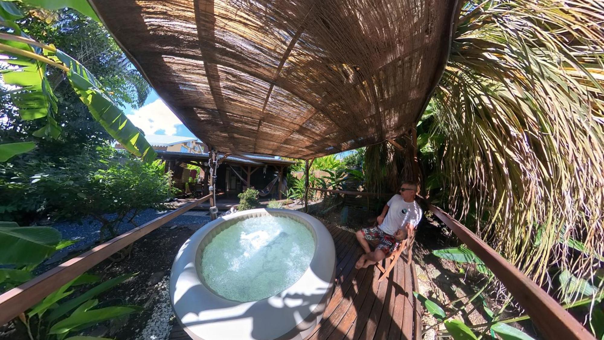 Kaz Creole Aventure Tropicale Insolite, Fibre, Jardin Et Jacuzzi Prives Saint-Francois  Ngoại thất bức ảnh